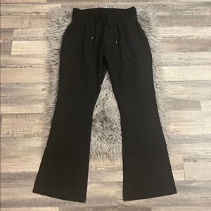 Nicole Miller Sport high rise boot flare stretch pull on active pants L